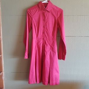 Vintage red shirt dress The Limited 2